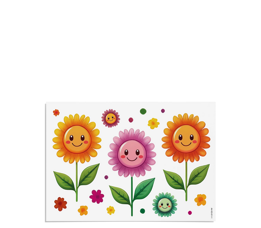 Fensterbilder | Blumen_Kinder