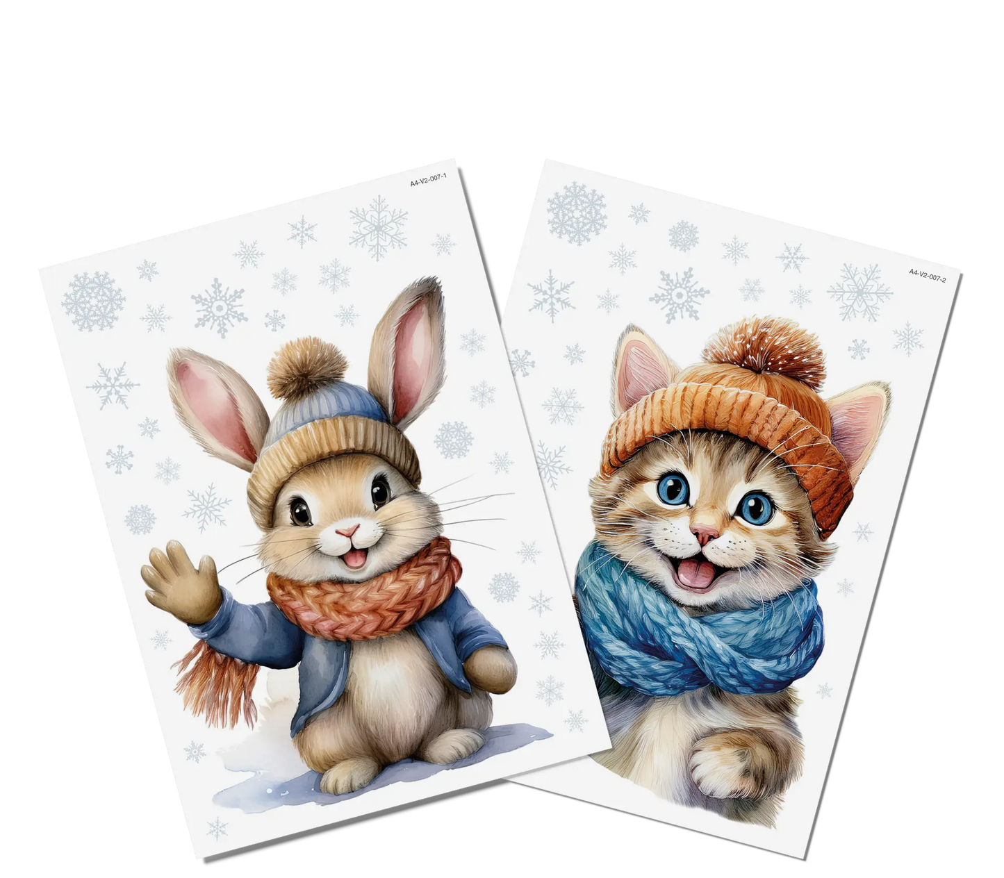 Fensterbilder | Wintertiere