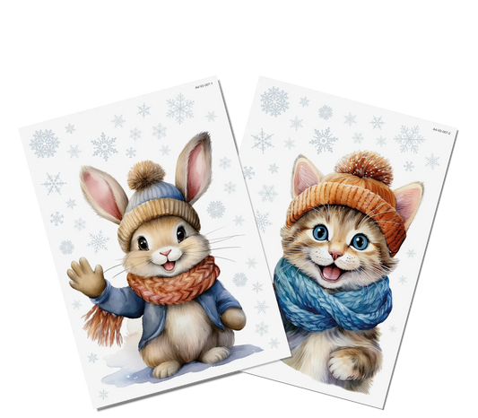 Fensterbilder | Wintertiere