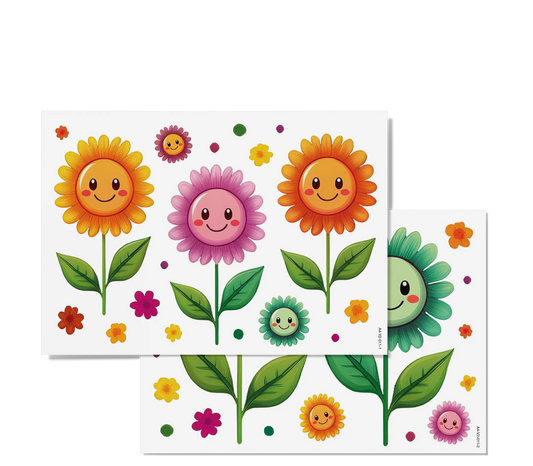 Fensterbilder | Blumen_Kinder